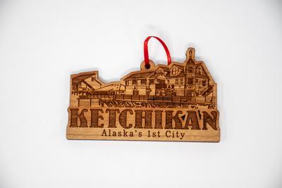 Wood Ornament - Creek Street