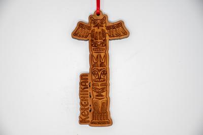 Wood Ornament - Totem Pole