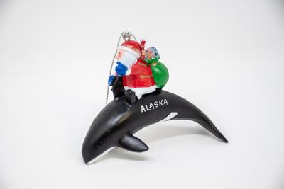 Ornament - Santa On Orca