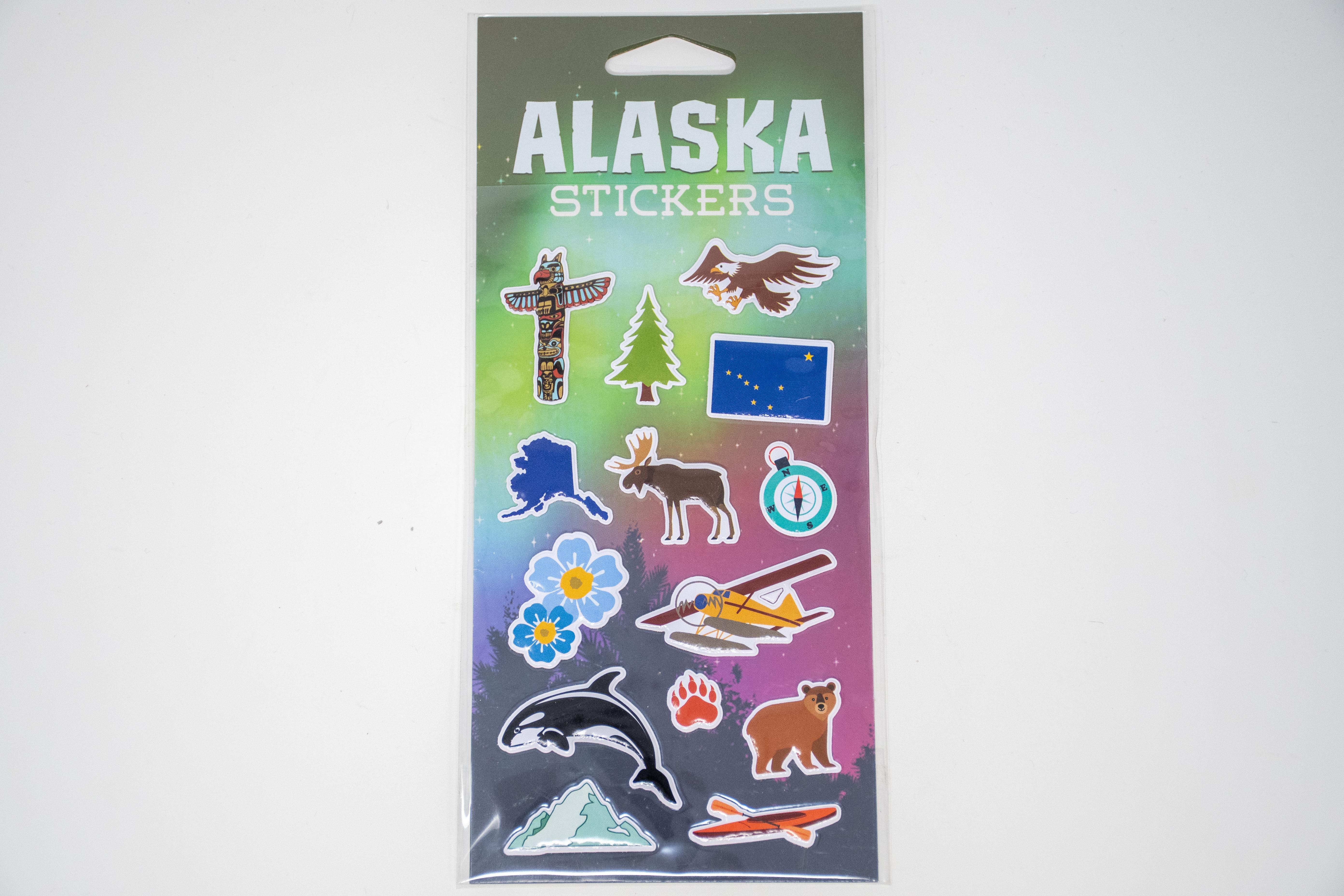  Alaska Puffy Stickers