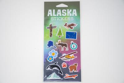 Alaska Puffy Stickers