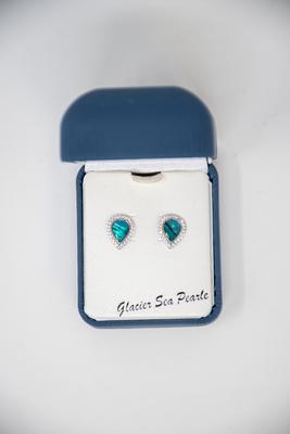 Reverse Diamond Teardrop - Earring