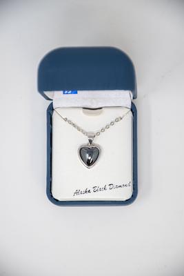 Hematite Heart - Necklace