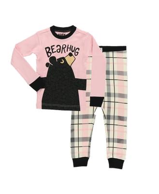 K`s Pj Set- Bear Hug Pink