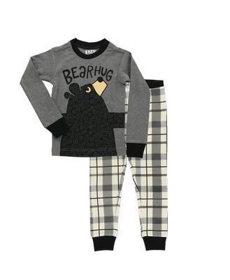 K`s Pj Set- Bear Hug Gray