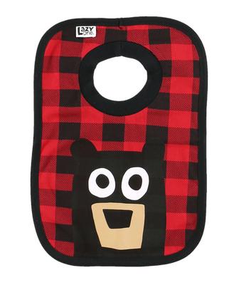 Inf Bib - Bear Plaid