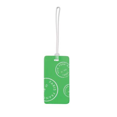 Luggage Tag Plastic - Neon Green