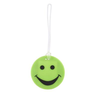 Luggage Tag - Pink Smiley Face