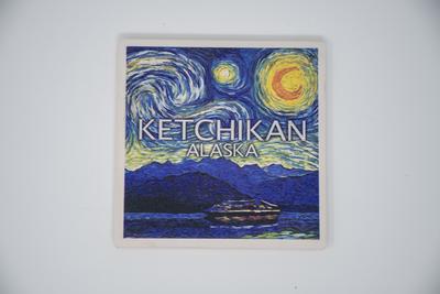 Stary Night Ktn Stone Coaster