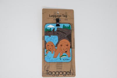 Luggage Tag - Grizzly Bears