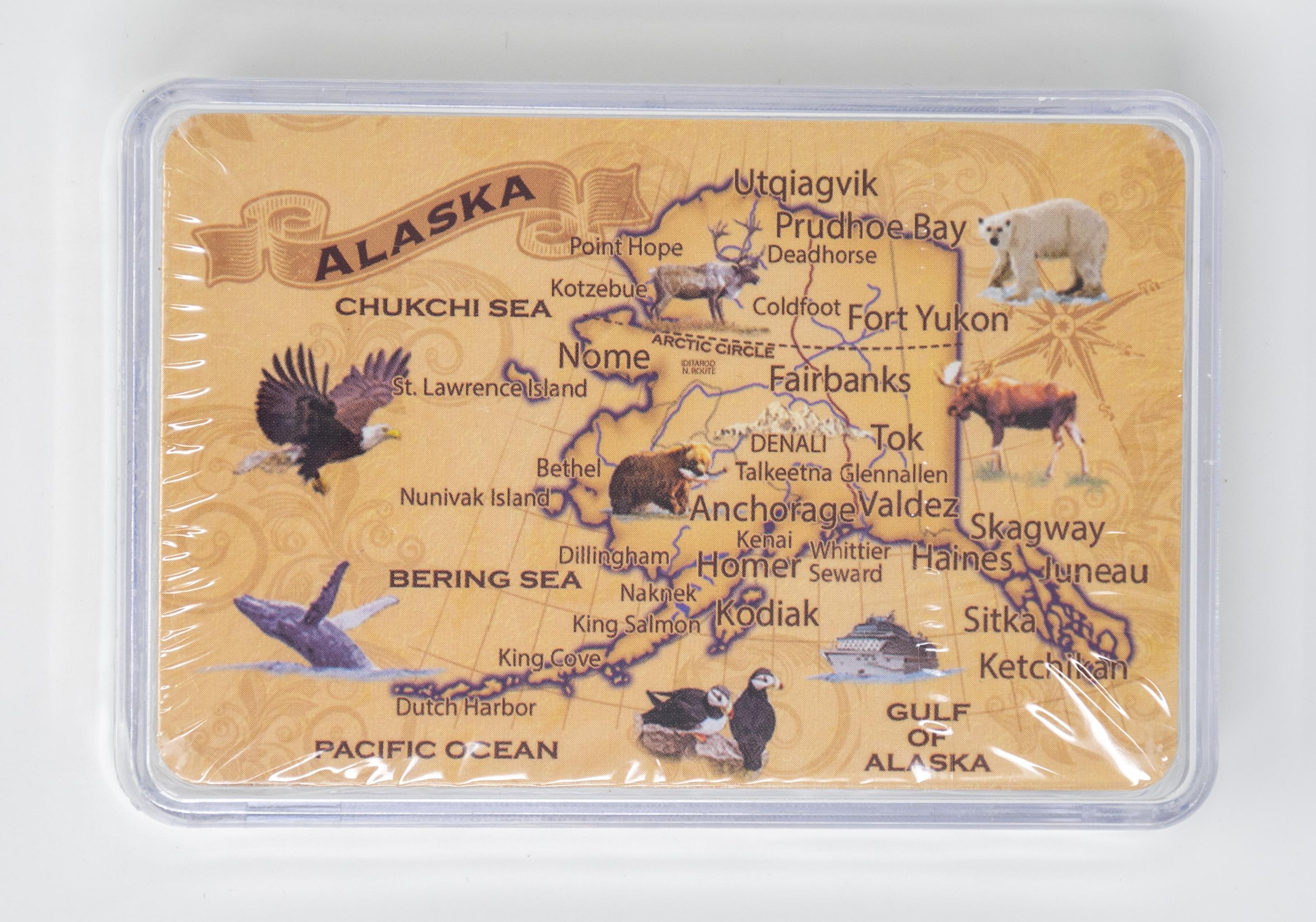  Alaska Map Playing Cards