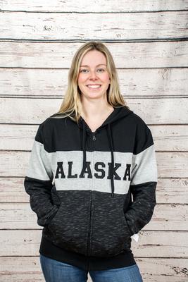 3 Tone Blk/gry F/z Alaska -