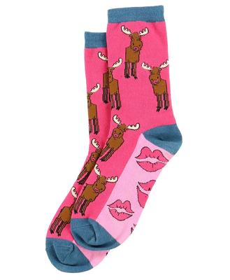 Moose Have A Kiss Sock