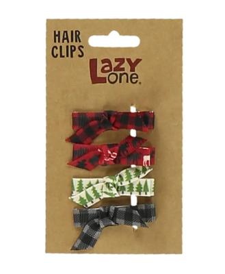 Red Moose Hair Clip