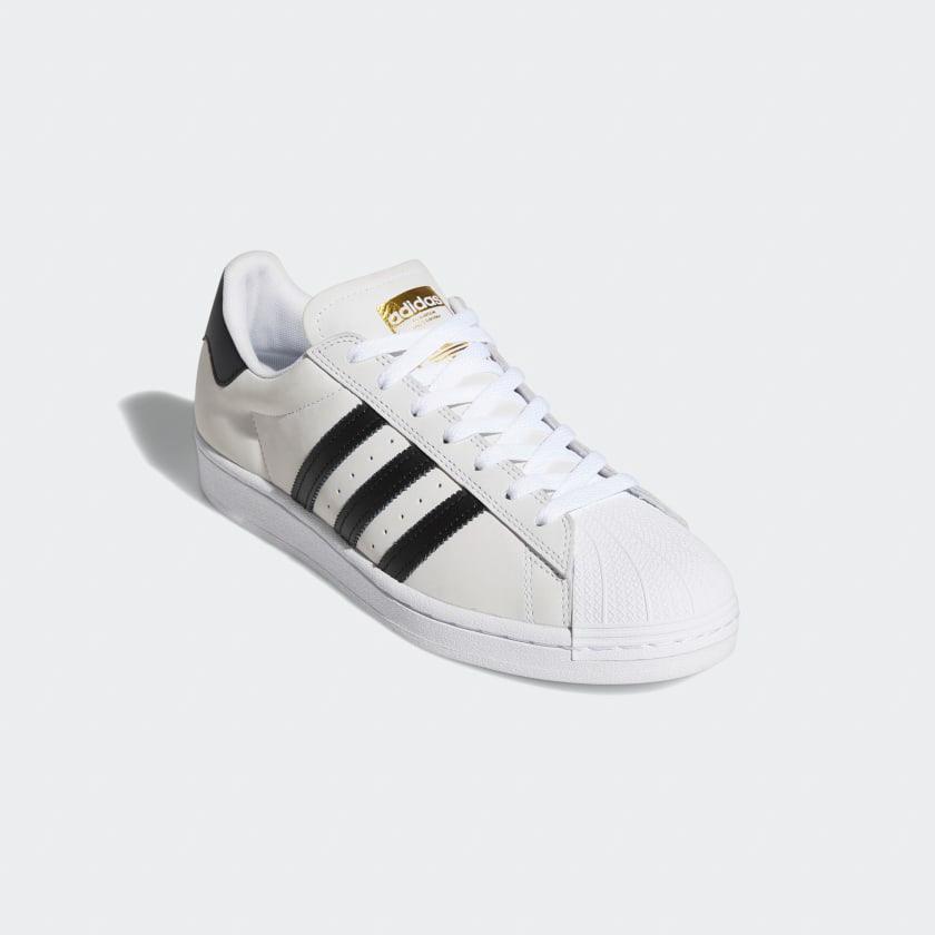  Adidas Superstar - (White) Black/Gold Metallic