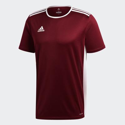 Entrada 18 Jersey Top - Maroon/white