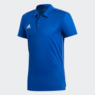 Core 18 Climalite Polo Shirt - Bold Blue/white