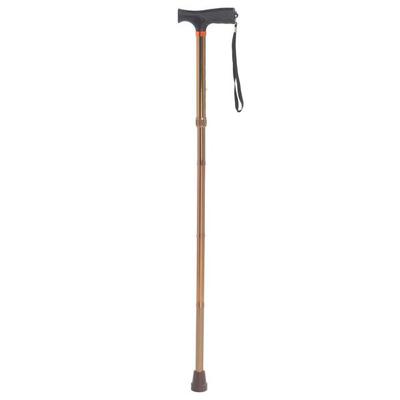 Adjustable Travel Folding Cane - Bronze/brown