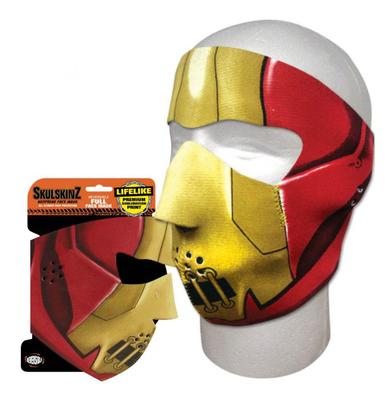 Skulskinz: Face Mask - Steel Skull (iron Man)