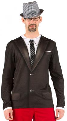 Faux Real: L/s Tee 1960`s Suit