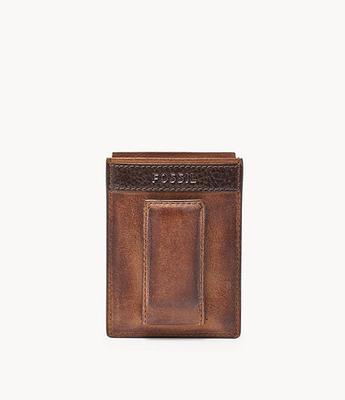 Quinn Magnetic Card Case - Brown