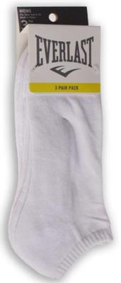 Everlast Socks: No Show - White (3pk)