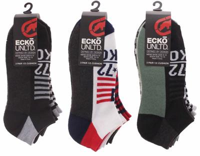 Socks- Ecko Unltd. No Show - 3pk