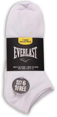 Everlast Socks: No Show - White (7pk)