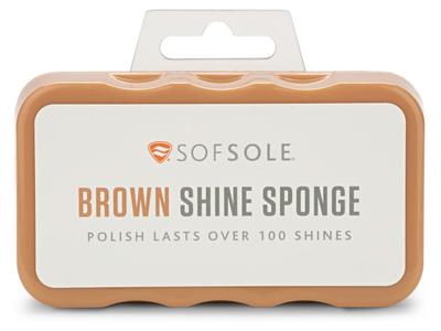 Sof Sole: Colorshine Shoe Sponge - Brown