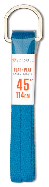  Sof Sole : Athletic Flat Laces- Sport Blue (45 