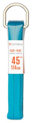 Sof Sole: Athletic Flat Laces- Aqua (45