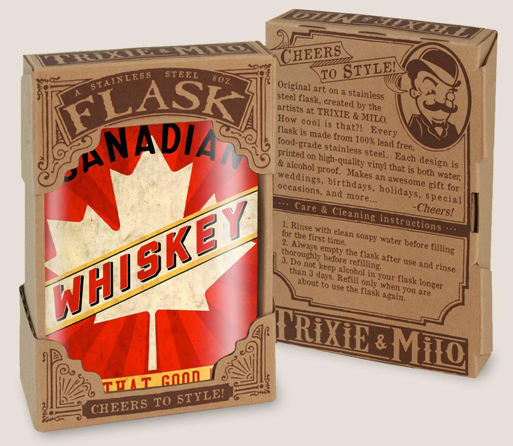  Flask - Canadian Whiskey 