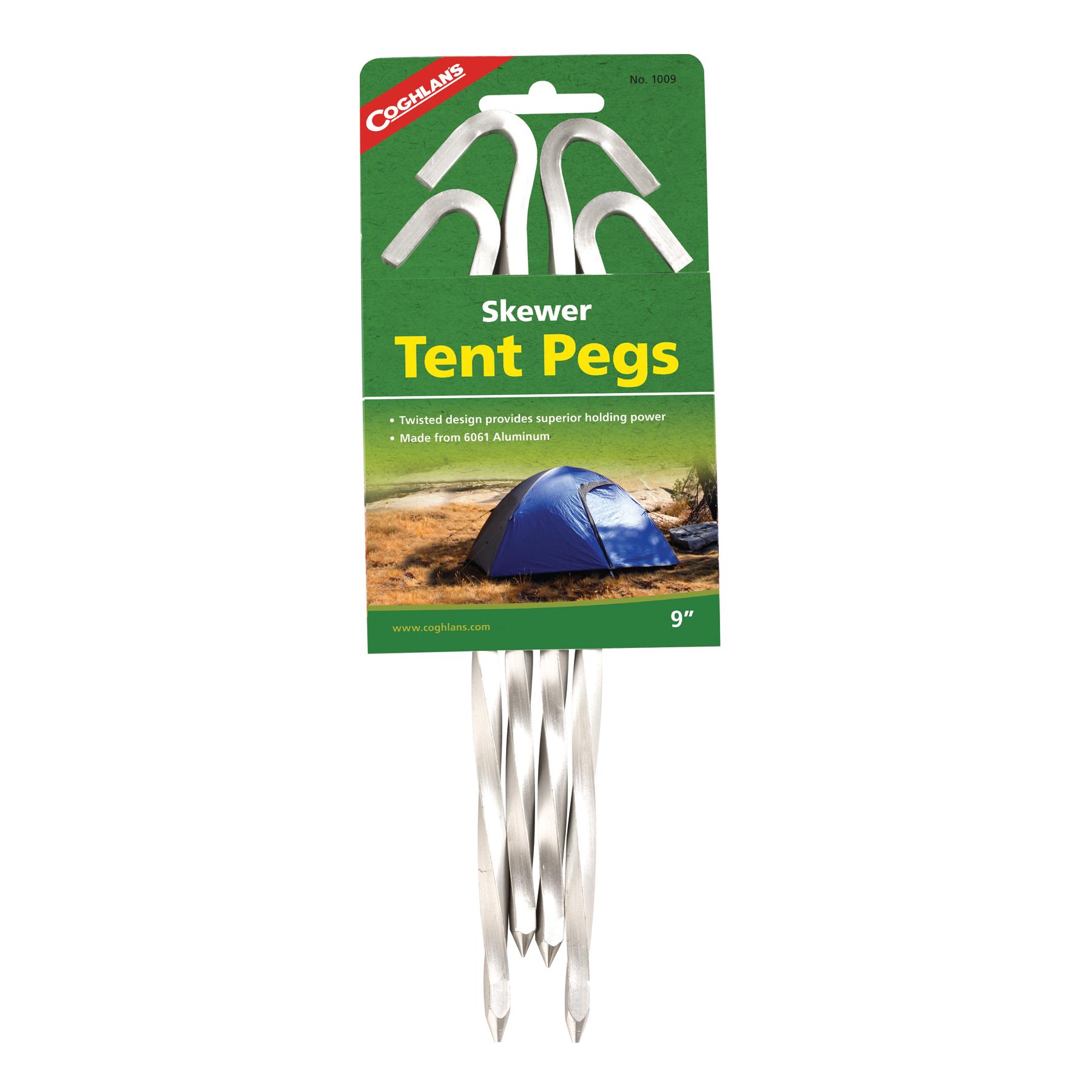  4pk.Aluminum Tent Pegs