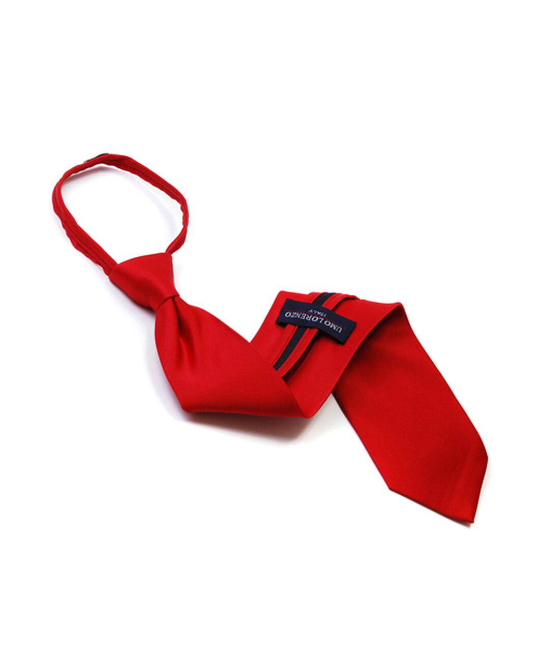  Zip (Up) Tie - Red