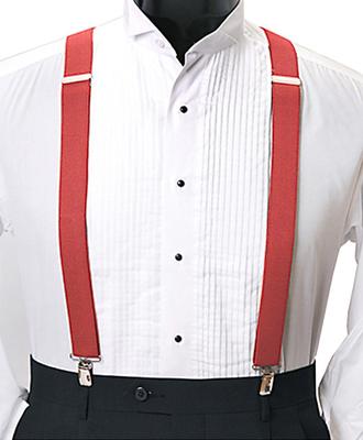 Clip Suspender - Red