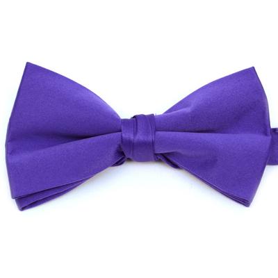 Solid Bow Tie Boxed - Purple