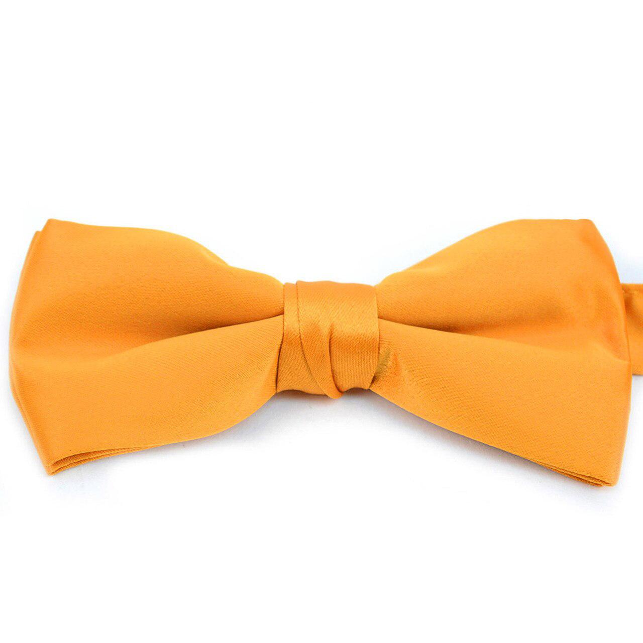  Solid Bow Tie Boxed - Orange