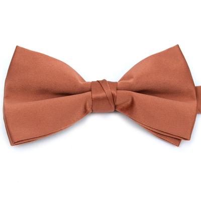 Solid Bow Tie Boxed - Rust