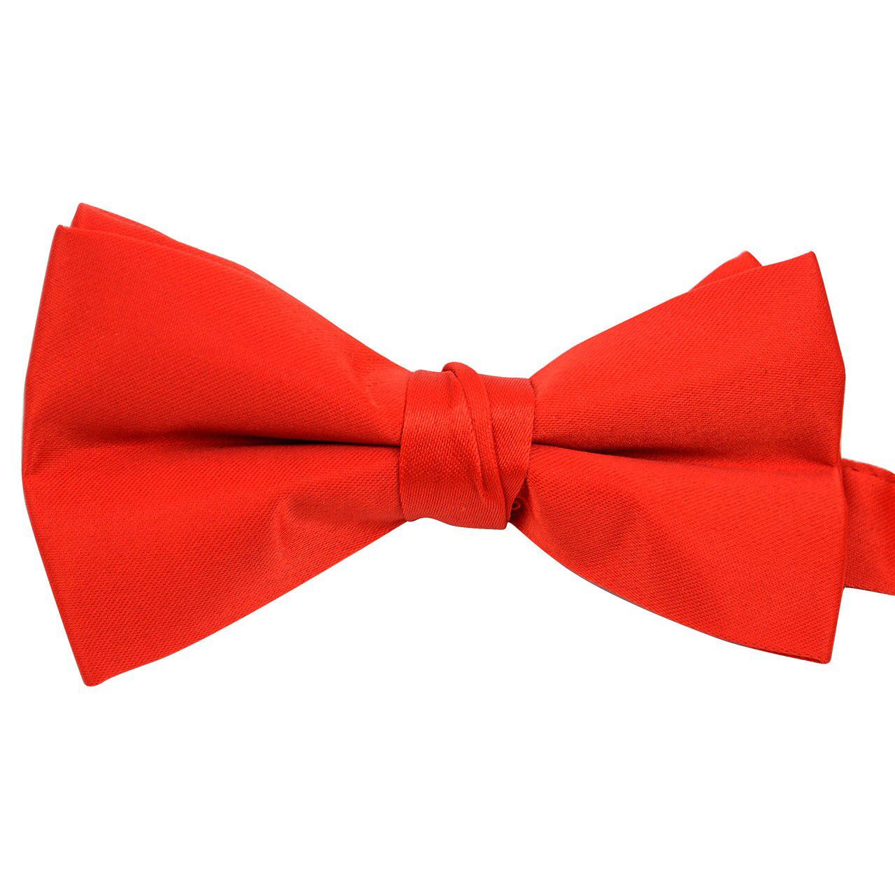  Solid Bow Tie Boxed - Red
