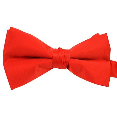 Solid Bow Tie Boxed - Red