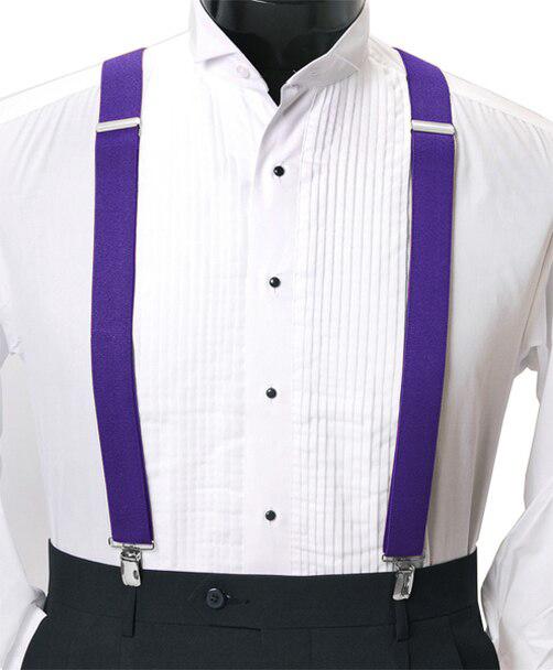  Clip Suspender - Purple