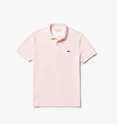 Slim Fit Pique S/s Polo- Flamingo Lt.pink