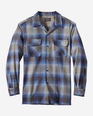Board Shirt: Brown/blue Ombre