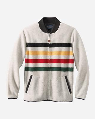 Glacier Stripe Flc Jkt