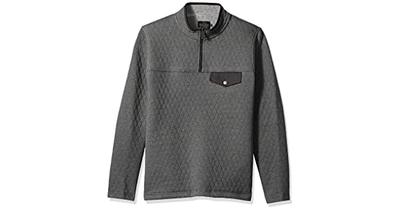 Steens Quilted Popover: Grey Heather