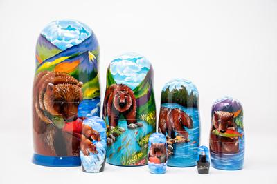 Large Russian Doll Bear