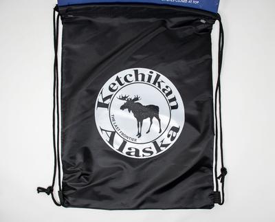 Drawstring Back Pack Black