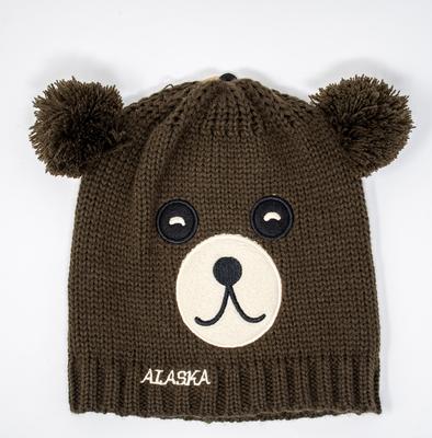 Inf Knit Hat - Black Bear