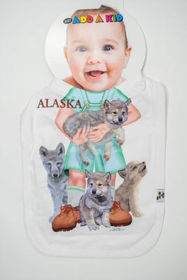 Infant Bib-wolf Girl