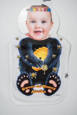 Infant Bib-black Bear Body